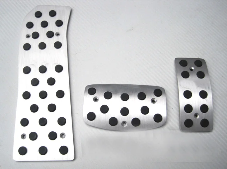 Car Pedal Pads Cover For MITSUBISHI GRANDIS Fuel Brake Foot Rest pedals