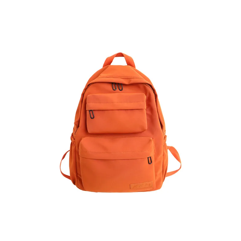 Водонепроницаемый нейлоновый рюкзак для женщин, рюкзаки для путешествий с несколькими карманами, женская школьная сумка для девочек-подростков, книга Mochilas - Цвет: orange