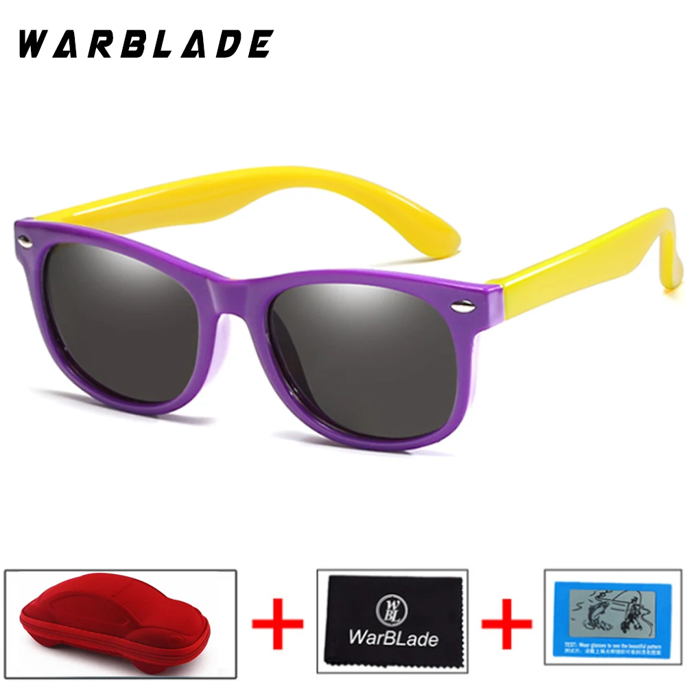 Brand Nail Silicone Safety Software Polarized Cat's Eye Children's Sunglasses Men's and Baby's Glasses Fashion UV400