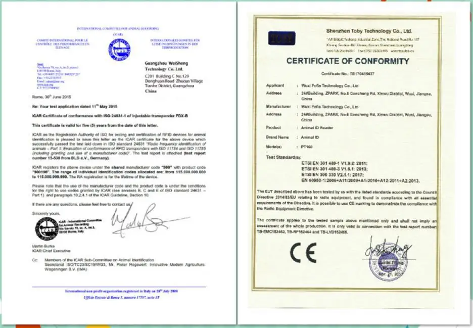 Горячая Распродажа ISO11784/85 FDX-B 2,12x12 мм RFID микрочип инжектор животное шприц с имплантируемой стекло метки чип для ветеринарной