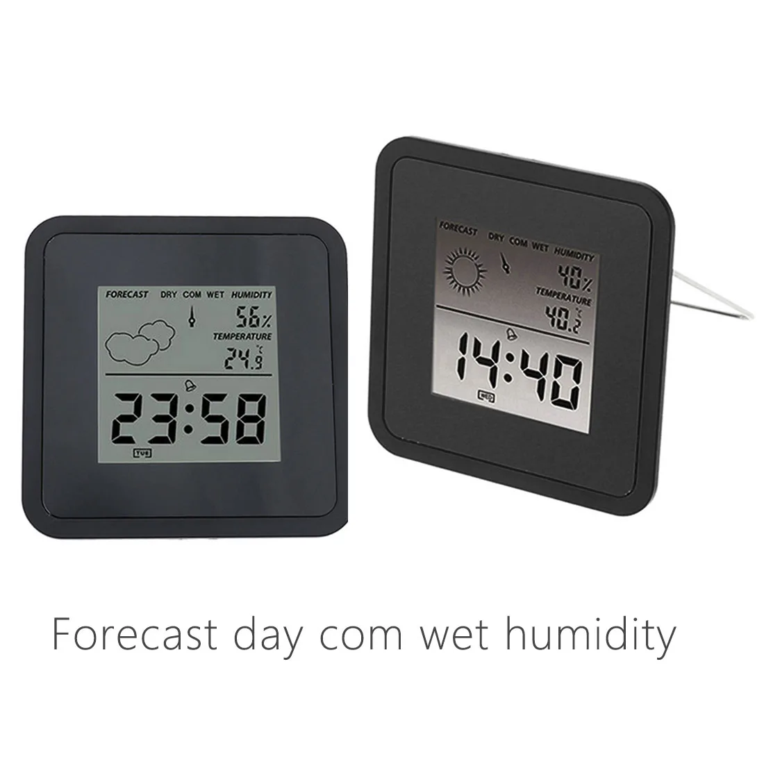 

0C-60C/20%-99% Wireless Sensors Digital Thermometer Hygrometer LCD Display Temperature & Humidity Weather Station TS-S66