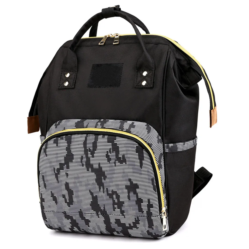 Маленький школьный рюкзак на молнии для женщин, сумка для мам, сумка для подгузников, Большой Вместительный рюкзак для путешествий, сумка для кормления