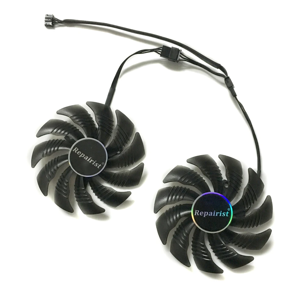 Вентилятор графической карты GTX 1070 GPU Cooler T129215SU для Gigabyte GeForce GTX1070 GV N1070WF2OC N1070WF2 WINDFORCE