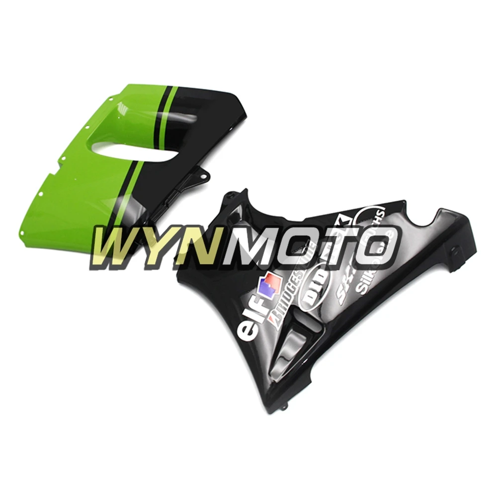 Полные Обтекатели для Кавасаки ZZR-400 1993-2007 93-07 год ABS инъекции пластмассы мотоцикл наборы тела Cowling светло-зеленый черный