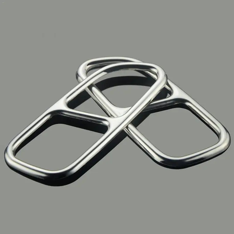 Professional Modification Personalized Design 2 PCS Car Exhaust Pipe Frame For Benz CLA 13-16 Model Car Accessorizes