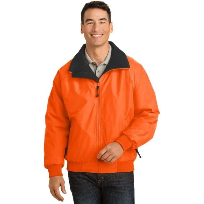 Port Authority J754S Mens Enhanced Visibility Challenger Jacket Safety Orange & Black - 3XL