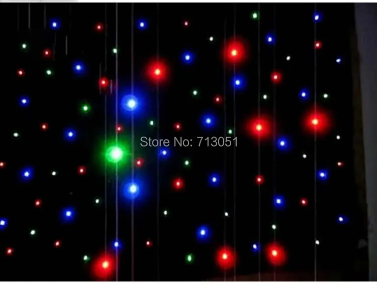 Супер предложение, настраиваемый, 2 м* 3 м RGBW светодиодный звездный занавес/ткань/светодиодный Горизонт DMX занавес, светодиодный занавес dropback