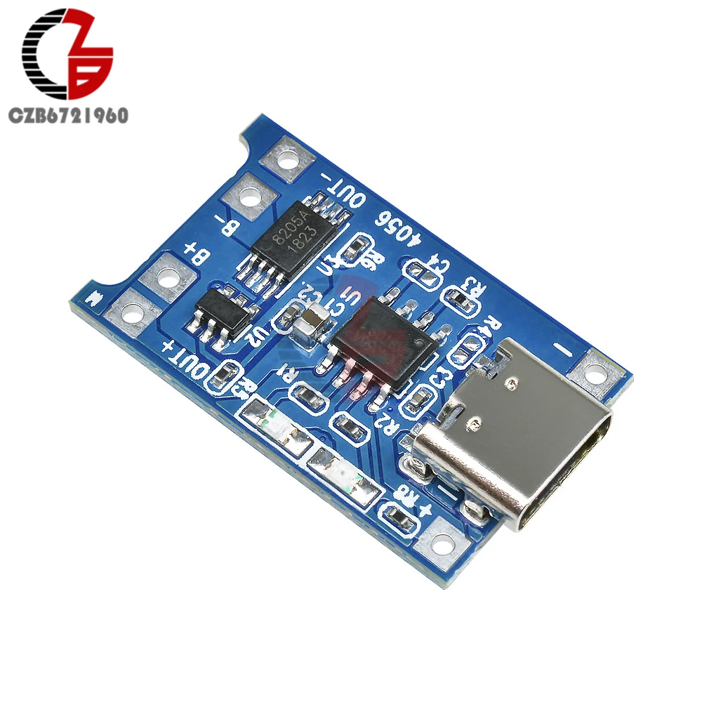 Type-C TP4056 18650 lithium battery charging board 5V 1A protection module Z qt
