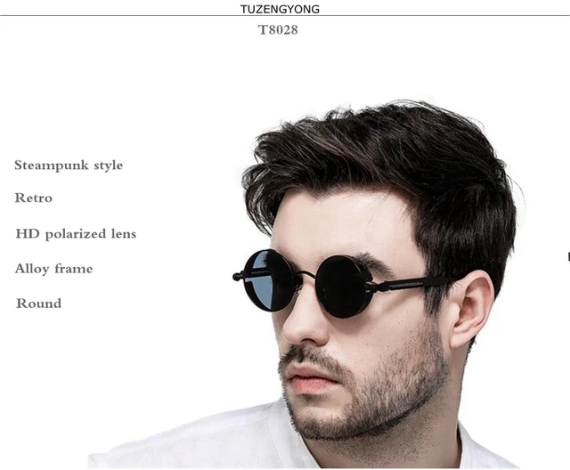 Klasyczne gotyckie okulary przeciwsłoneczne w stylu Steampunk spolaryzowane mężczyźni kobiety marka projektant Vintage okrągła metalowa ramka okulary przeciwsłoneczne wysokiej jakości UV400 tanie i dobre opinie TUZENGYONG CN (pochodzenie) WOMEN Polaroid ROUND Dla osób dorosłych STOP polaryzacyjne Przeciwodblaskowe 47mm T8028 UV400 UVB Polarized Klasyczne gotyckie okulary przeciwsłoneczne w stylu Steampunk spolaryzowane mężczyźni kobiety marka projektant Vintage okrągła metalowa ramka okulary przeciwsłoneczne wysokiej jakości UV400 tanie i dobre opinie TUZENGYONG CN (pochodzenie) WOMEN Polaroid ROUND Dla osób dorosłych STOP polaryzacyjne Przeciwodblaskowe 47mm T8028 UV400 UVB Polarized