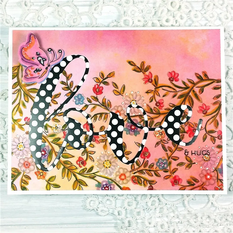 

Flower Floral Vine Clear Stamps and Metal Cutting Dies Scrapbooking for 2019 New Craft Dies Set Embossing Stencils