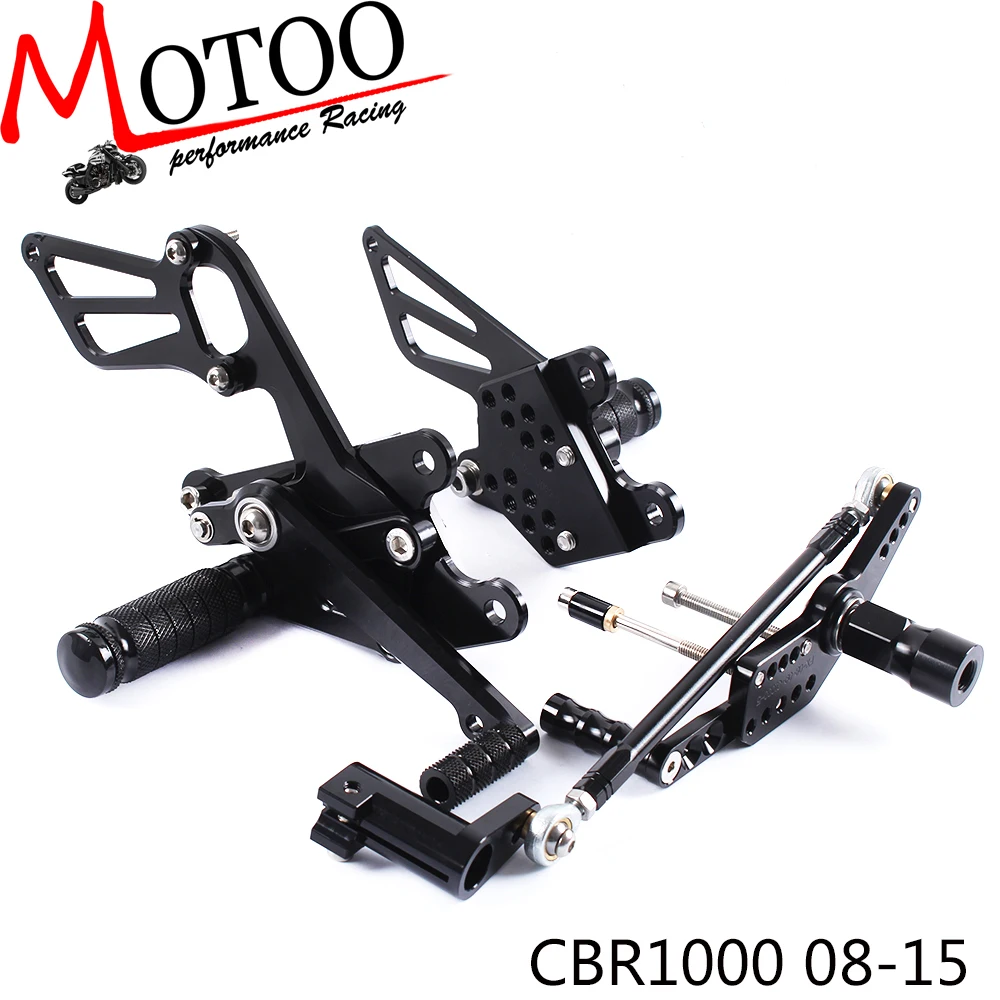 Motoo Full CNC Aluminum Motorcycle Adjustable Rearsets Rear Sets Foot