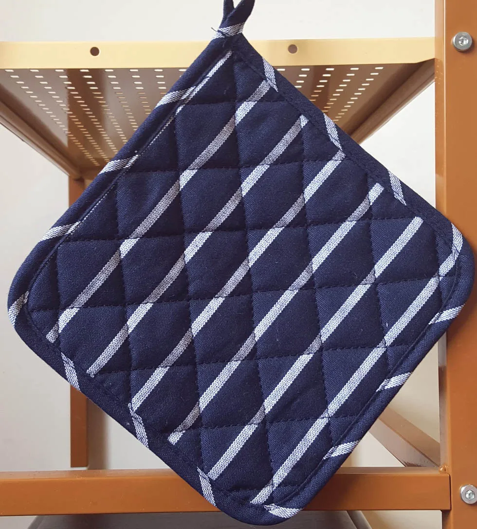 2/4 pieces set thick cotton heat Resistant Hot Pads Multipurpose Pot Holders, Trivets, Jar Openers, & Spoon Rests