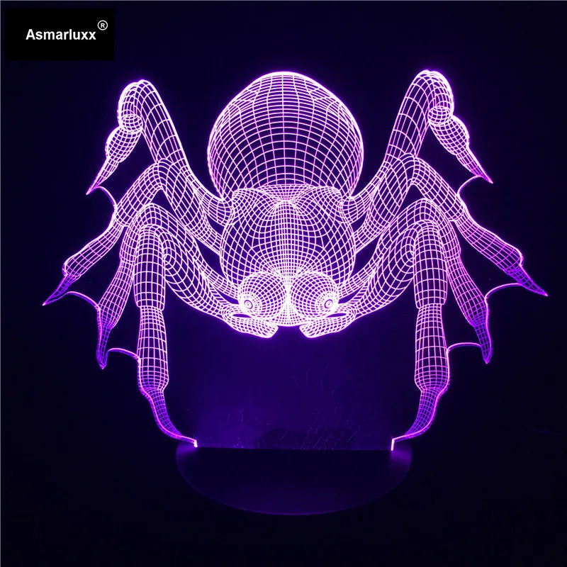 Asmarluxx Spider 3d led lamp0006