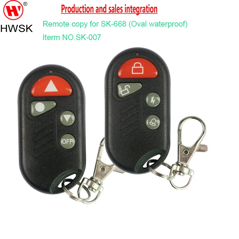 SK007A 4 buttons waterproof style remote key of Digital counter NO.A