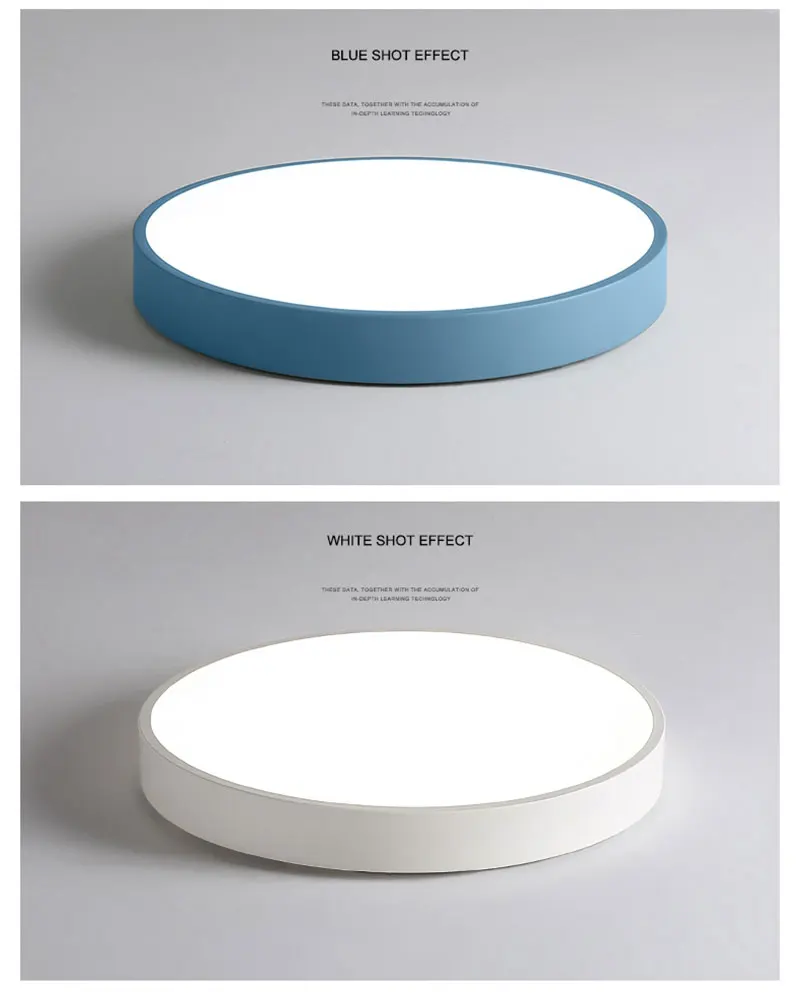 Modern Minimalist Ultra-thin 5CM LED Ceiling Lamp Multicolor Art LED Ceiling Light for Living Room Children's Room Coffee Shop (19)