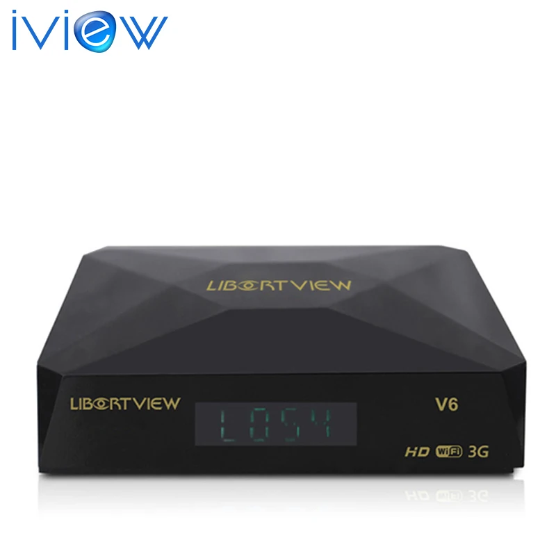 

In Stock LV6 Digital Satellite Receiver libertview v6 AV output VFD Support 2USB WEB TV USB Wifi 3G Biss Key Youporn CCCAMD