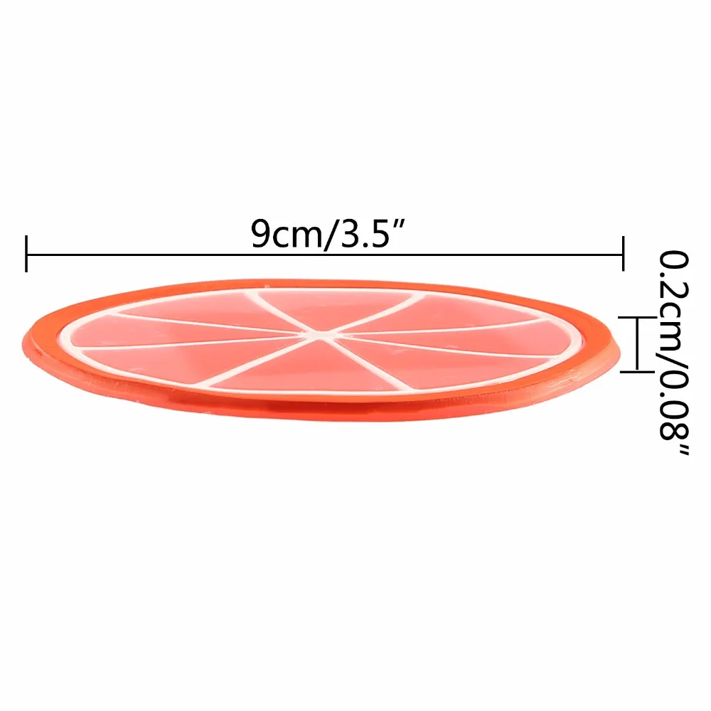 Pawaca 7 шт./компл. фрукты Форма силиконовые подставки красочные силиконовые Чай стаканчик горячие напитки держатель Коврики колодки стол место Коврики Кухня инструменты