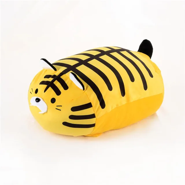plush cat tiger wild boar toy stuffed round shape animal soft doll cute fat pig plush kids toys elephant pillow birthday gift