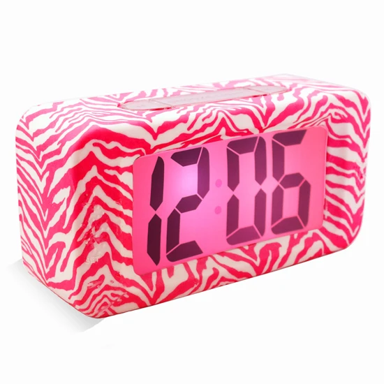 1pc New High Quality Fashion Gift Pink Zebra Print Silicone