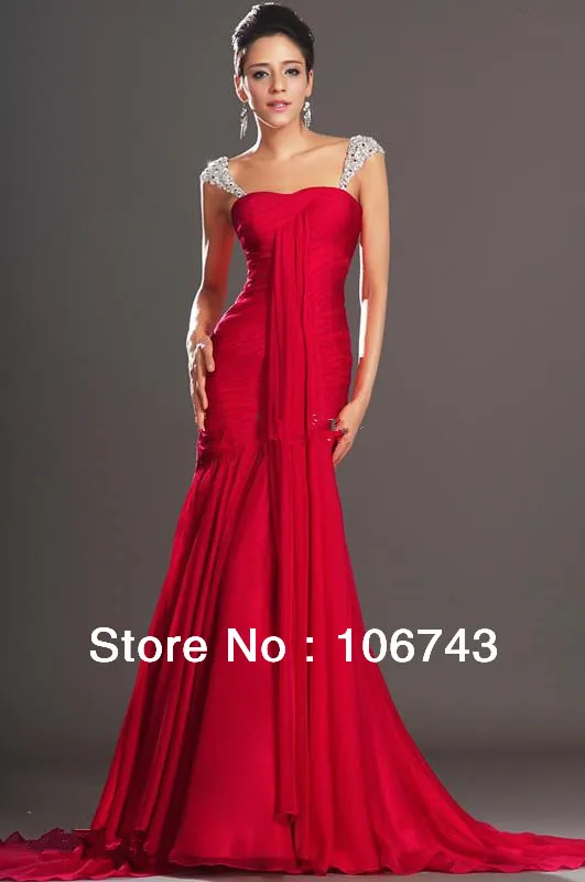 

free shipping long dresses for party 2013 red long evening for party maxi Debutante bride crystal vestidos formales prom dresses