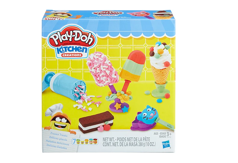 Hasbro Play-Doh kitchen Creations Замороженные лакомства игрушка мороженое производитель забавная фабрика Искусство и ремесла Play Doh чехол цветов