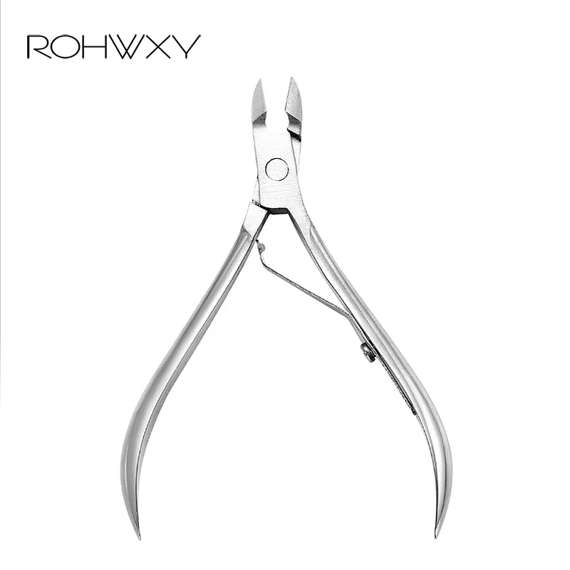 

ROHWXY Nail Cuticle Nipper Professional Stainless Steel Clipper Dead Skin Remover Scissor Plier Manicure Nail Art Tool