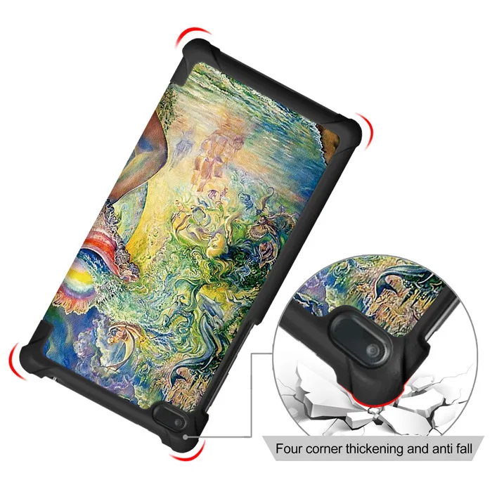 100 шт. PU Стенд чехол для Lenovo tab4 Tab 4 7 TB-7504 tb-7504f tb-7504i tb-7504x 7" планшеты(tab7