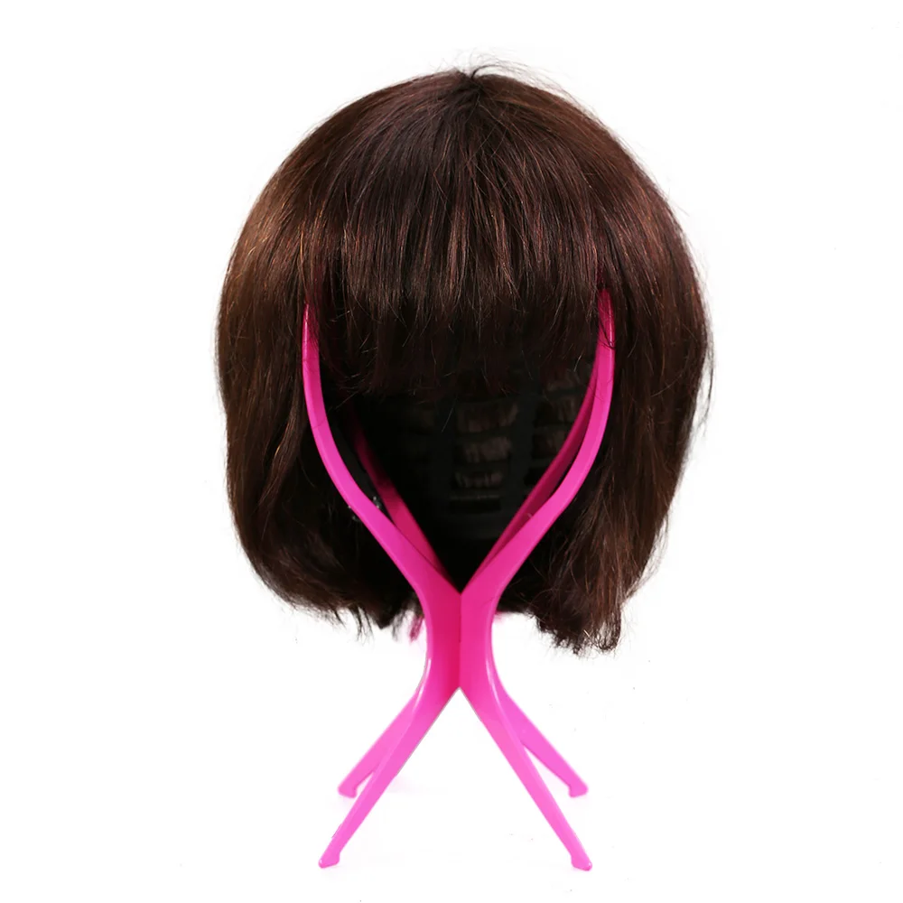 Professional Wig Stand Plastic Holders Styling Human Hair Wigs air dry
