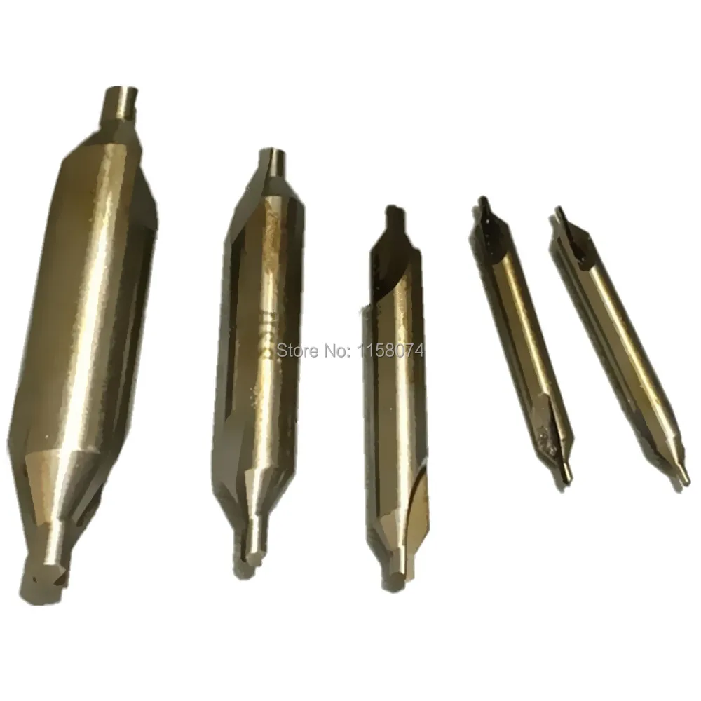 5pc Hss Centre Drills Double Ended Hss Combined Center Drills Bit Set