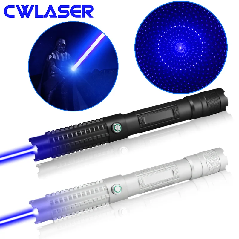 CWLASER 50000m лазерный горящий в Военном Стиле 450nm True 1 5 W 5W Фокусируемый синий