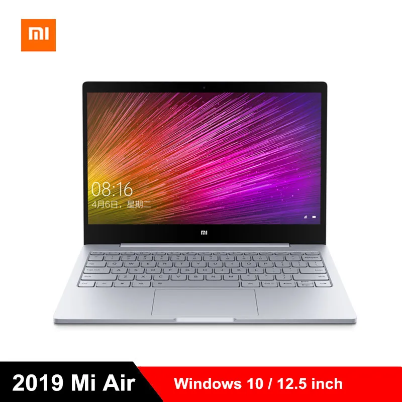 

2019 Xiaomi Mi Air Laptop 12.5 inch Windows 10 Notebook Intel Core m3-8100Y Dual Core 1.1GHz 4GB RAM 128GB SSD HDMI Computer