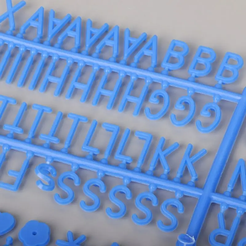 Синие персонажи для войлочной доски с буквами 340 шт многоцветные цифры для доски со сменными буквами