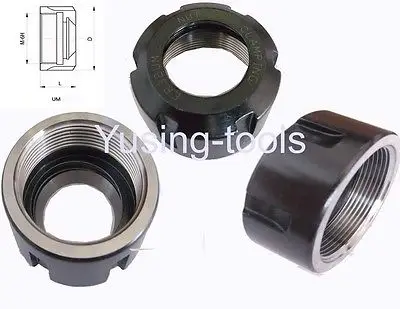 

New 30PCS ER32 UM Clamping Collet Nut CNC Milling Lathe