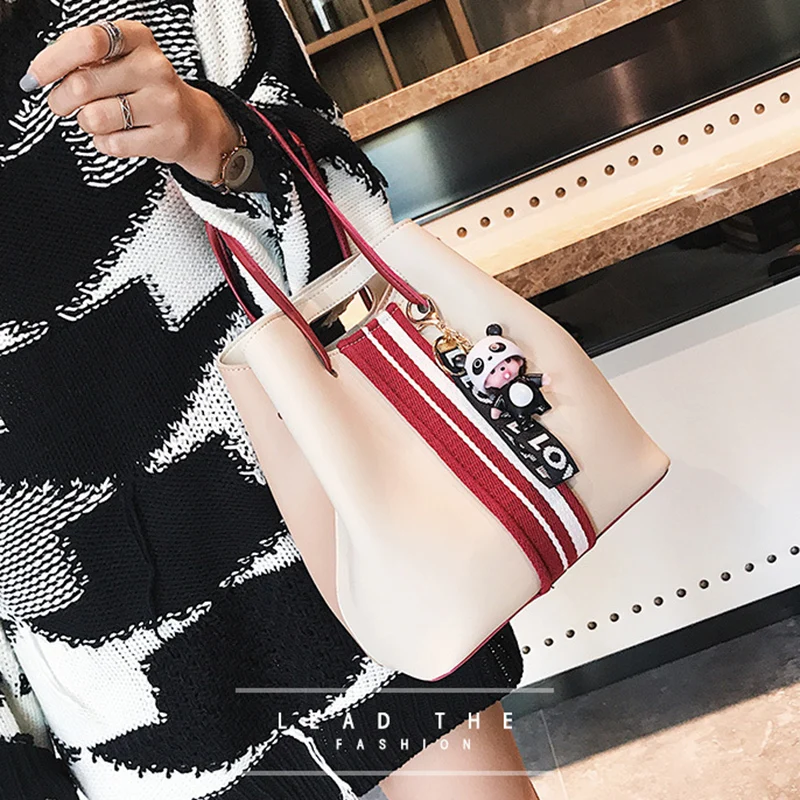 Women Bucket Handbag Female Cartoon Messenger Shoulder Bag Ladies Fashion Crossbody Bags Multiple Matching Styles Tote SS7208 (22)