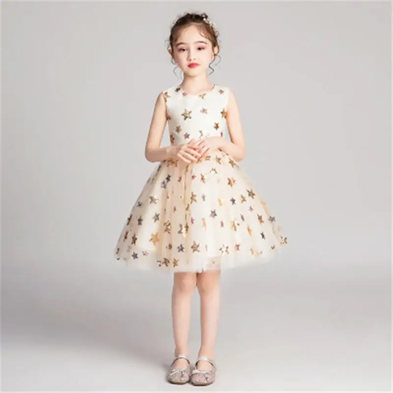 Новые детские для девочек Сетчатое платье-пачка платье принцессы Детские платья для девочек Одежда для свадьбы, дня рождения для маленьких девочек одежда Vestidos S177