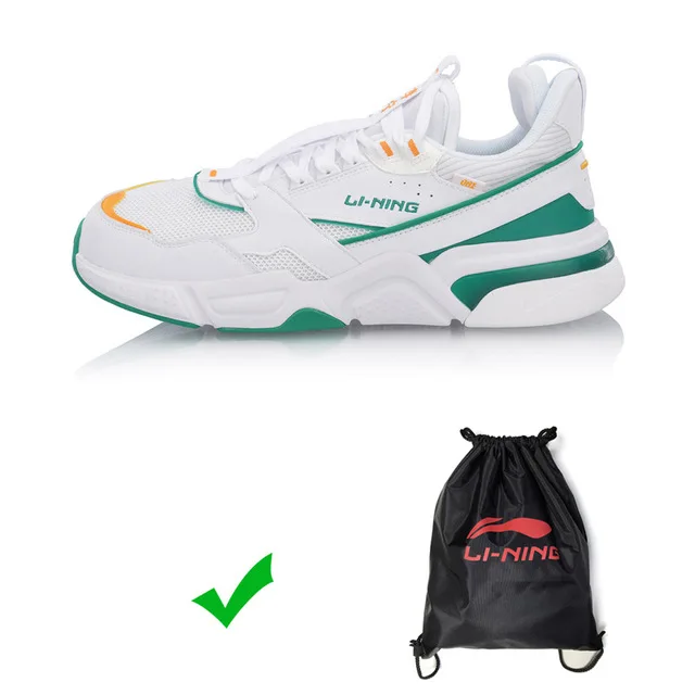 Li-Ning Men 001 CLASSIC Walking Shoes Retro Dad Shoes Comfort LiNing Sport Shoes Leisure Sneakers AGCP021 SJFM19 - Цвет: AGCP021-4H