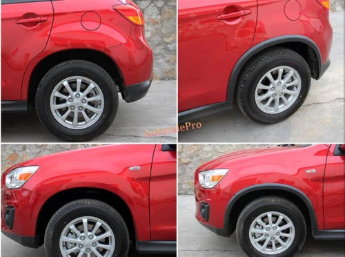 Комплект ЧЕРНЫХ ШИН для Mitsubishi ASX Outlander Sport 2013 2014 2015 2016 2017 2018|arch fenders|fender archmitsubishi fender