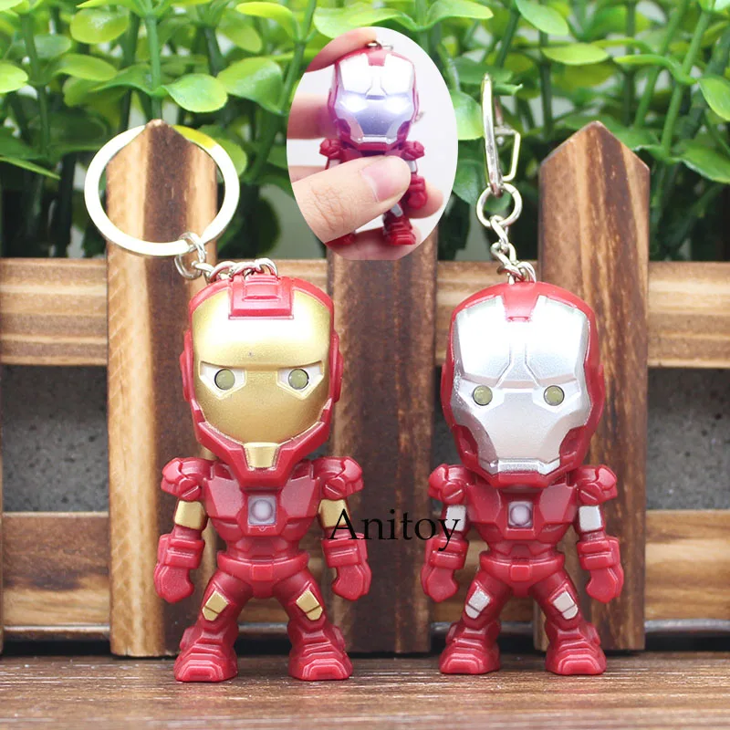 llavero Iron Man luz y sonido super heroe 