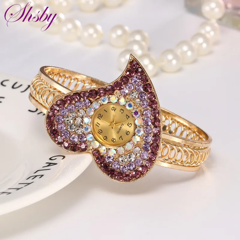 Good Deal Bracelet Watch Clock Montre Jewelry Rhinestone Female Casual Women Relogio Lady Quartz wGKQajEL