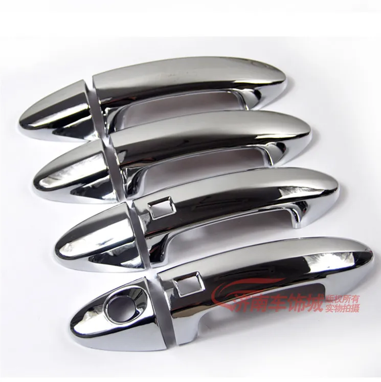 4pcs ABS chrome Side Door Handle Bowl Cover Trim For Ford EcoSport 2018-2020 4pcs ABS chrome Side Door Handle Bowl Cover Trim For Ford EcoSport 2018-2020
