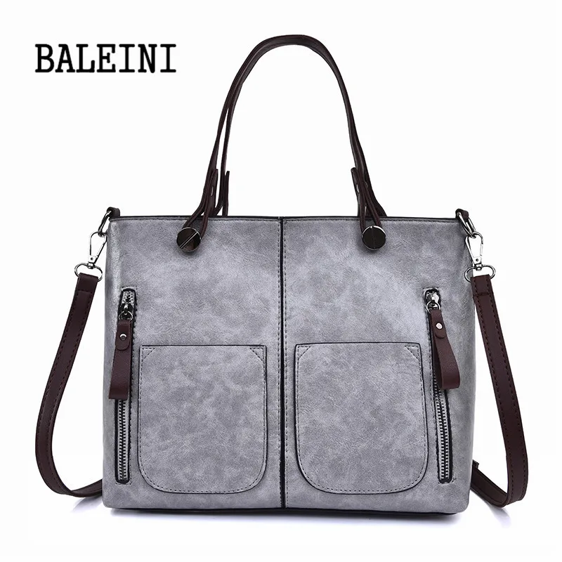 BALEINI Tinkin винтажная женская сумка через плечо Женская Повседневная сумка для ежедневных покупок Универсальная женская сумка высокого качества