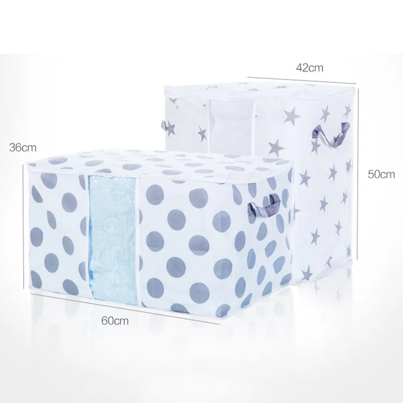2019 New Organizer Moisture-proof Dot Clothes Big Bag Pillow Quilt Blanket Quilt Home Storage Box Organizador HOT SALE 2019 New Organizer Moisture-proof Dot Clothes Big Bag Pillow Quilt Blanket Quilt Home Storage Box Organizador HOT SALE