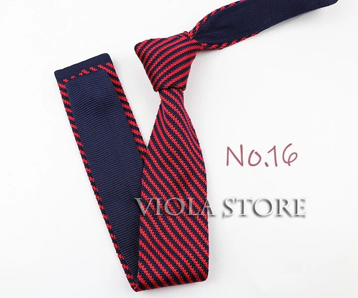 Цветной полосатый вязаный галстук для шеи, лаконичный деловой стильный галстук, качественный мужской смокинг, банкетный ужин, вечерние, подарок, модный аксессуар