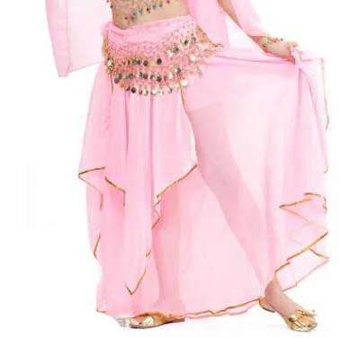 DJGRSTER платье для танца живота для женщин костюм для танца живота Профессиональный Bellydance платье индийское болливудское платье - Цвет: Pink