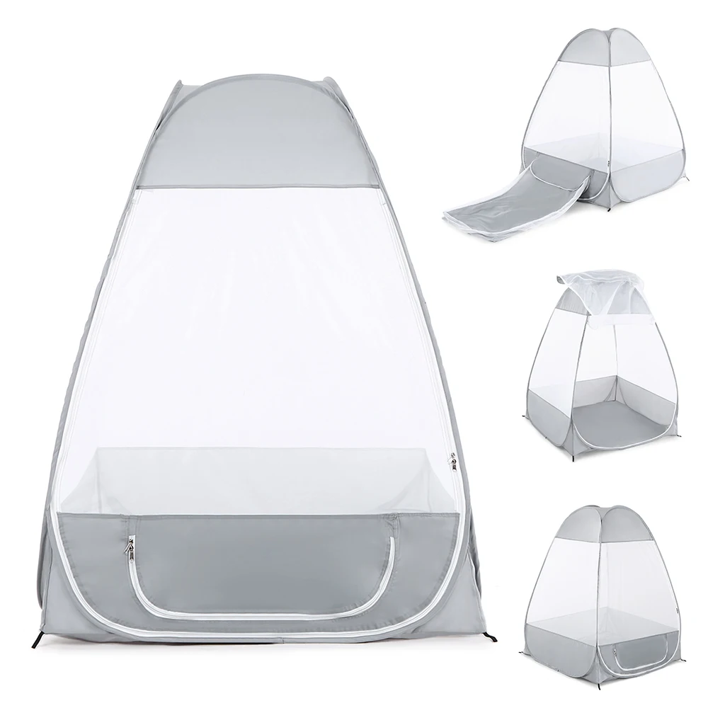 Lixada анти-Москитная палатка для отдыха на природе, палатка для путешествий с москитной сеткой, одиночная сидячая отдельно стоящая палатка, быстро складывающаяся