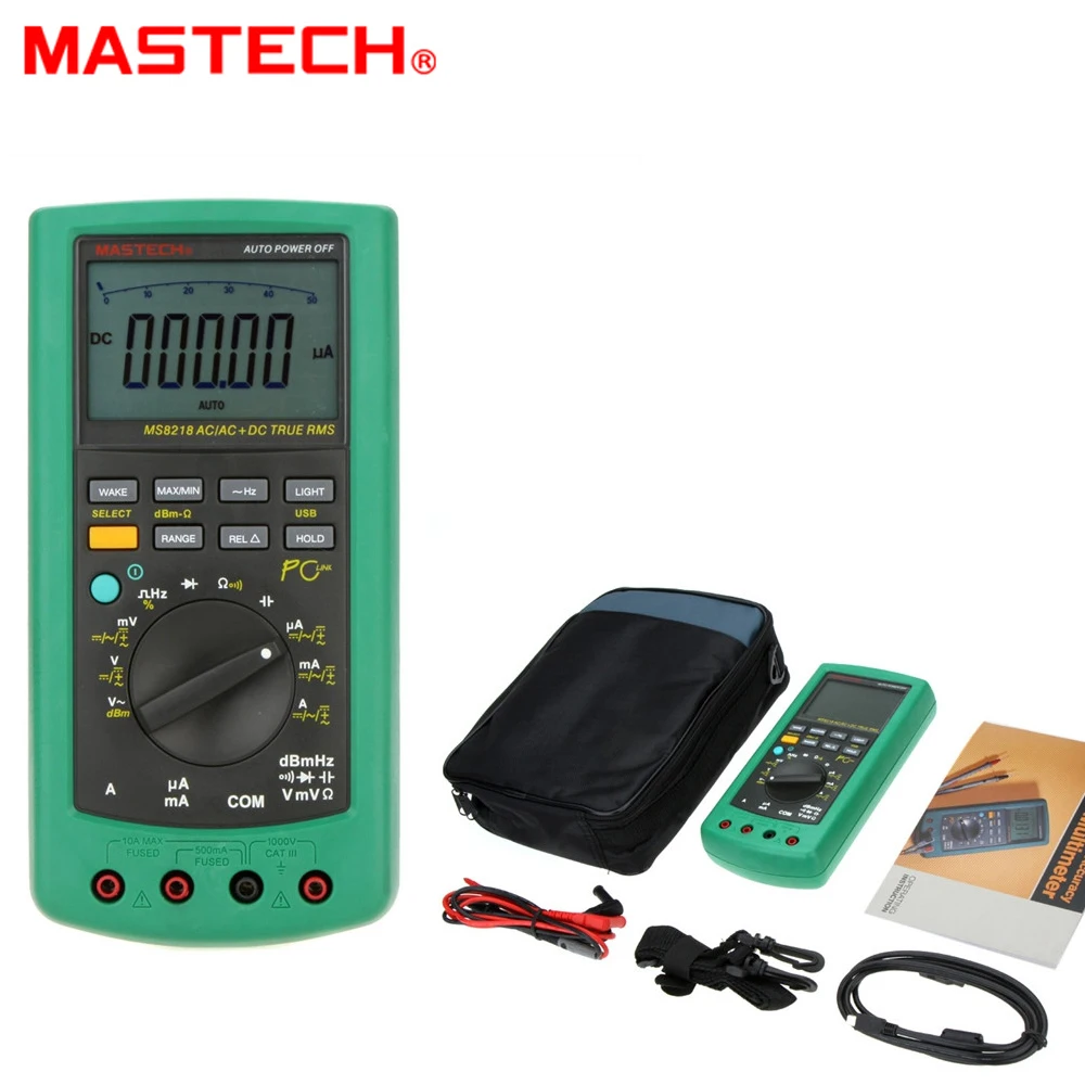 Mastech Ms8218 High Accuracy 50000 Counts True Rms Dmm Digital