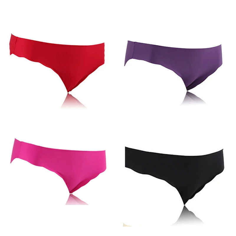 Buy 4 pecs Women's Panties ice silky Intimates