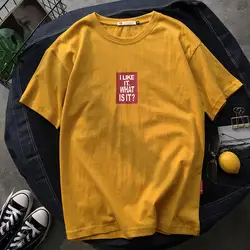 Футболки 2018 Летняя мода Для мужчин Повседневное топы Печать футболки короткий рукав Свободный О-образным вырезом Muscle Tee
