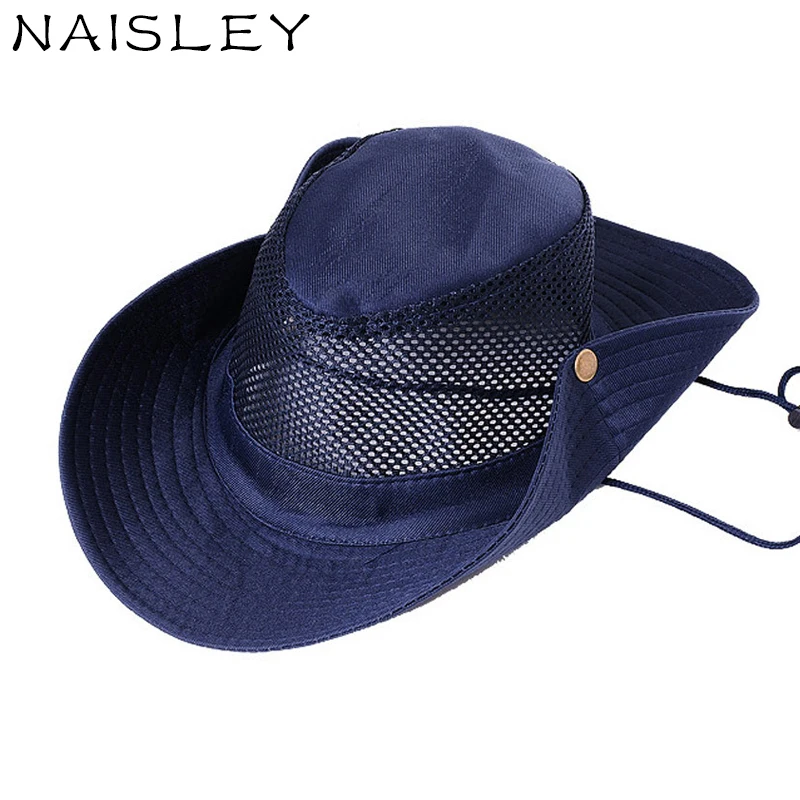 NAISLEY Bucket Hats Outdoor Leisure Wide Brim Travel Anti UV Fishing