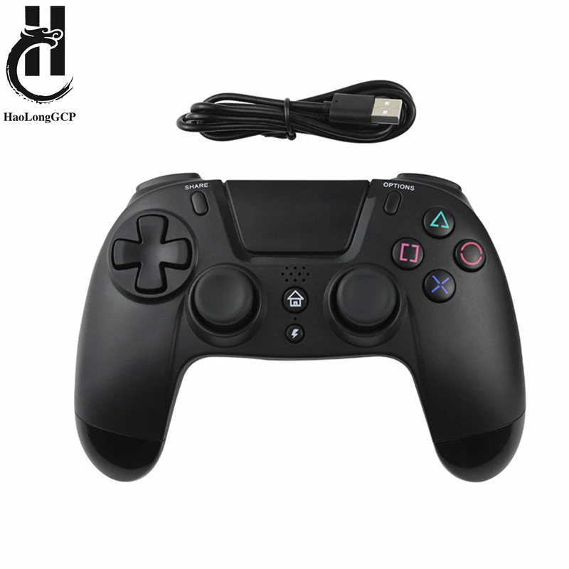 Бесплатная доставка Для PS4 Dual Shock Bluetooth Беспроводной вибрации игровой контроллер для игровая приставка Сони 4 джойстики с сенсорной панелью